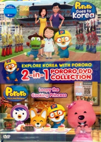 DVD ANIME Explore Korea With Pororo The Little Penguin 2-in-1 Collection Eng Sub