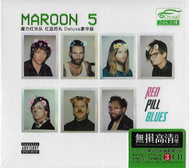 MAROON 5 Red Pill Blues + The Best of Greatest Hits 3CD 58 Tracks Deluxe Edition
