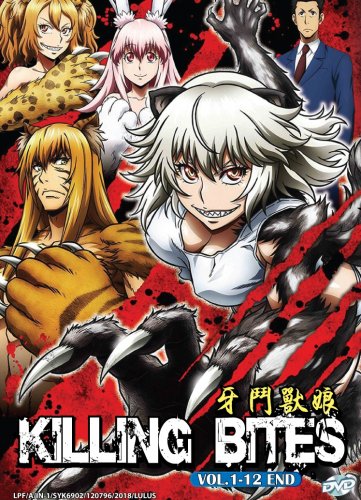 DVD Killing Bites Vol.1-12 End &ccedil;��&aelig;��&aring;�&frac12;&aring;&uml;� Japanese Anime Region All