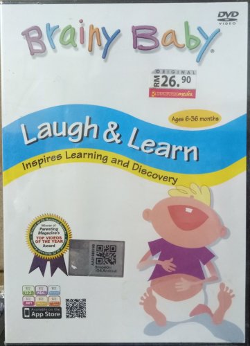 Brainy Baby Laugh & Learn Ages 6-36 months DVD