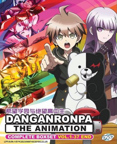 DVD DANGANRONPA The Animation Vol.1-37 End Japanese Anime Region All Eng Sub