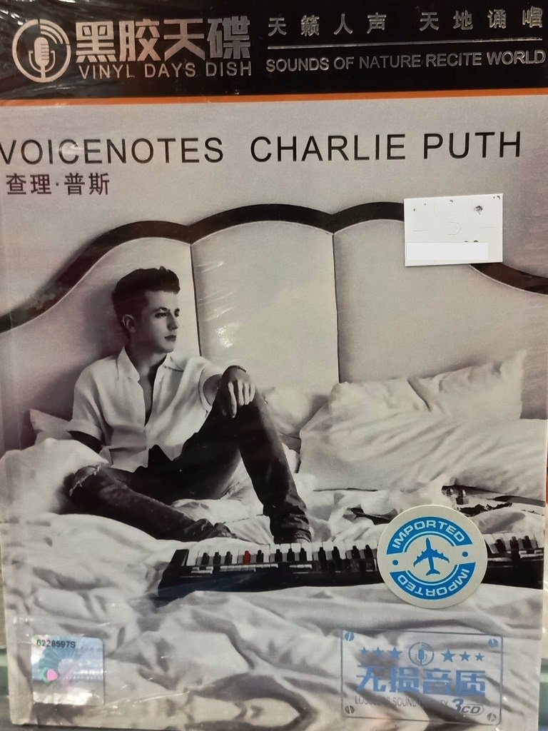 Charlie Puth Voicenotes + Greatest Hits 3CD