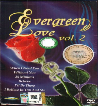 DVD Evergreen Love Vol.2 Karaoke Region All