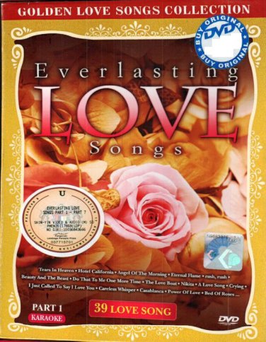 DVD Everlasting Love Songs Part 1 Karaoke Region All