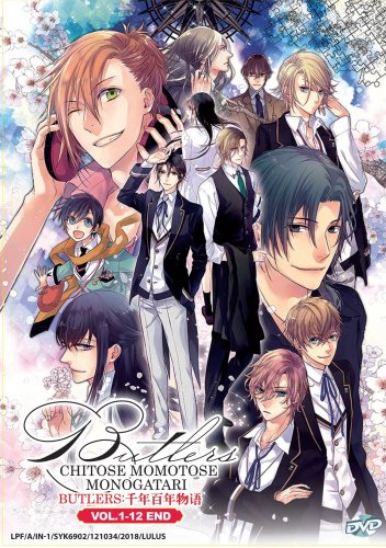 DVD Butlers Chitose Momotose Monogatari Vol.1-12 End Japanese Anime Region All Eng Sub