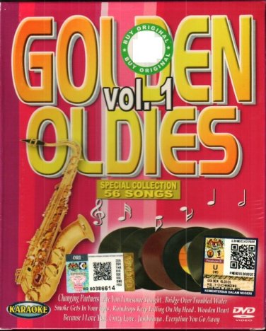 DVD Golden Oldies Vol.1 Karaoke Region All