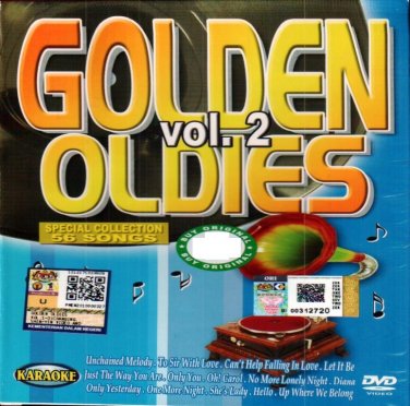 DVD Golden Oldies Vol.2 Karaoke Region All
