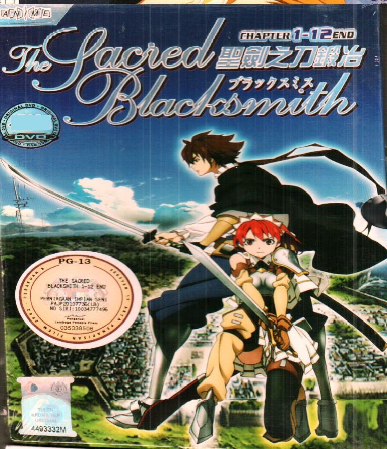 DVD The Sacred Blacksmith Chapter 1-12 End Japanese Anime Region All ...