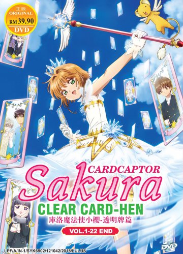 DVD Cardcaptor Sakura Clear Card-Hen Vol.1-22 End Japanese Anime Region All Eng Sub Eng Dub