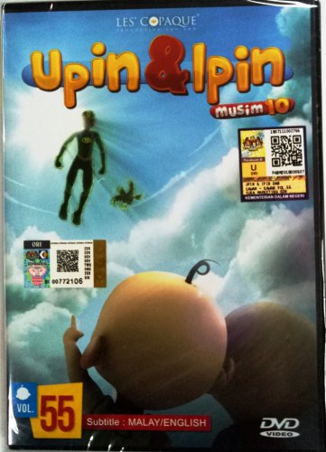 DVD MALAYSIA ANIME Upin & Ipin Musim 10 Vol.55 English Sub Region All