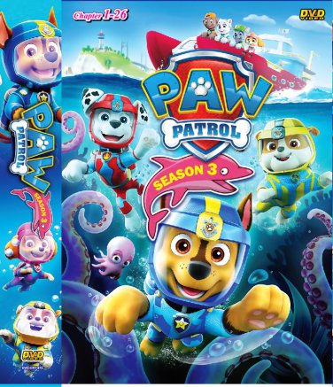 Paw Patrol Season 3 Chapter 1-26End Anime DVD English Audio Region Free