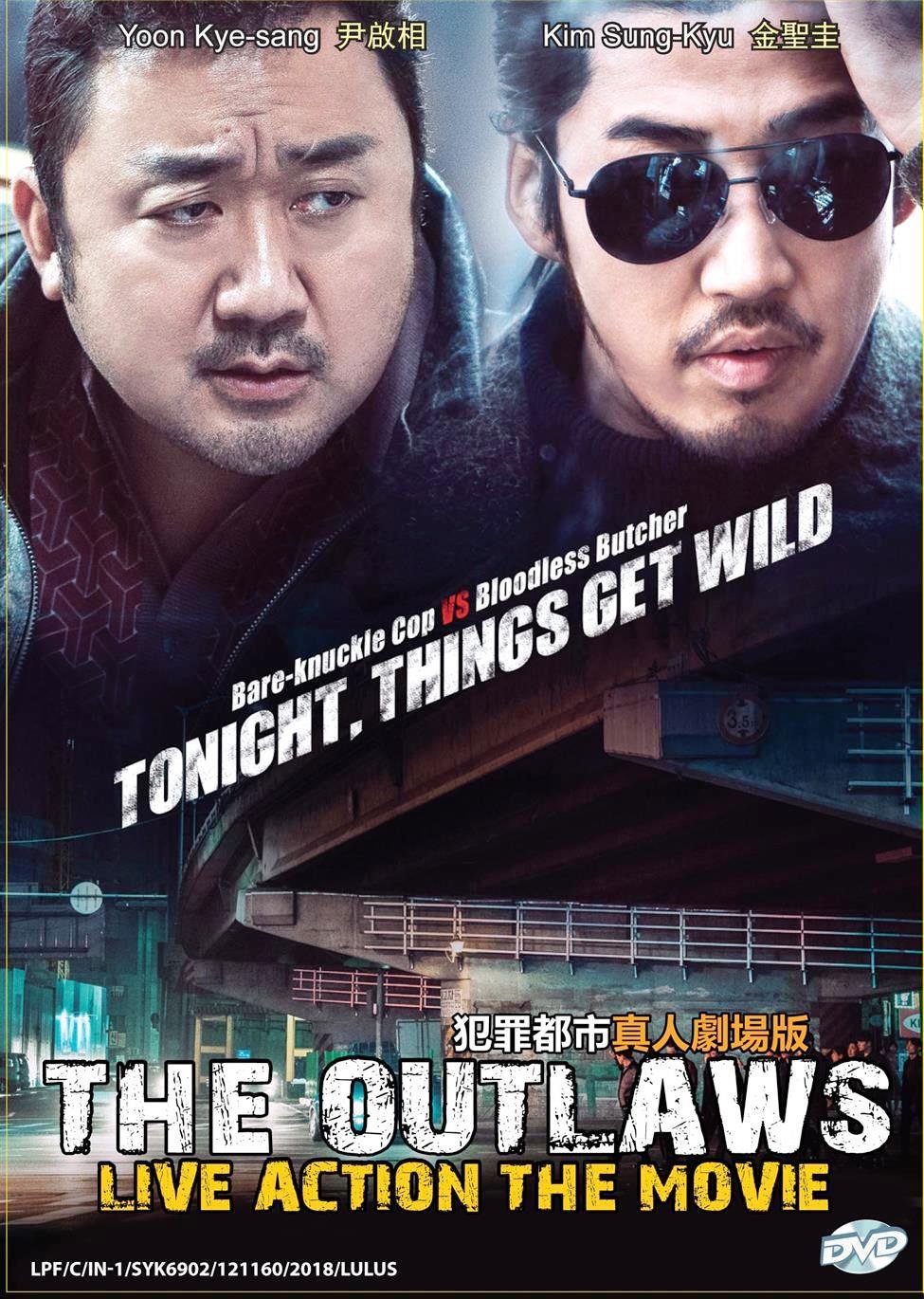 DVD Korean Movie The Outlaws Live Action Movie 犯罪都市 Region ...