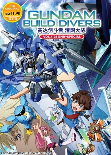 DVD Gundam Build Divers Vol.1-25 End + Special Japanese Anime Eng Sub Region All