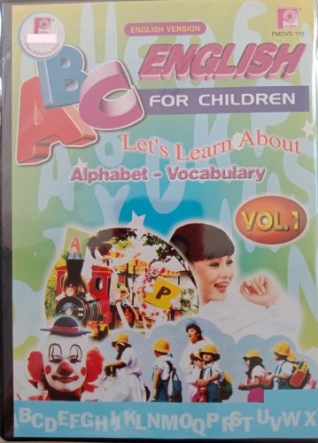 ABC English For Children Let's Learn About Alphabet Vocabulary Vol.1 DVD