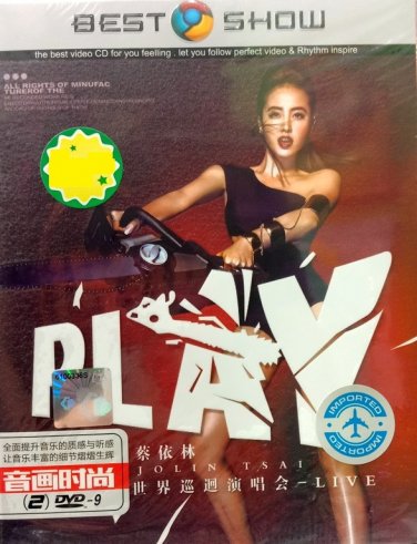 DVD Jolin Tsai Play Live &egrave;�&iexcl;&auml;&frac34;�&aelig;�� Play &auml;&cedil;�&ccedil;��&aring;&middot;&iexcl;&aring;��&aelig;&frac14;�&aring;�&plusmn;&aring;&deg;&plusmn; Live 2DVD Region All