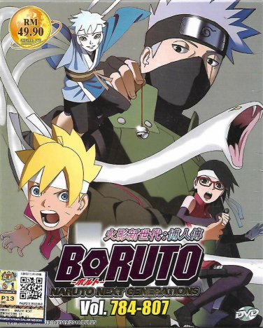 Boruto Naruto Next Generations Vol.784-807 Anime DVD Eng Sub Region All