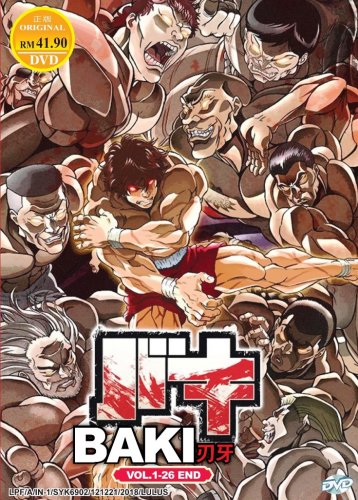 Baki Vol.1-26End Box Anime DVD Eng Sub Region All