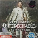DVD Andy Lau Unforgettable 刘德华 忘不了 世界巡回演唱会 2DVD Region All