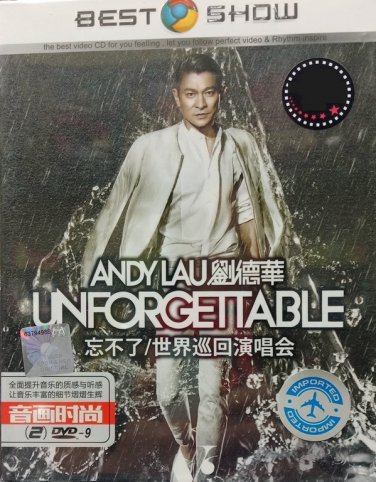 DVD Andy Lau Unforgettable &aring;��&aring;&frac34;&middot;&aring;�� &aring;&iquest;�&auml;&cedil;�&auml;&ordm;� &auml;&cedil;�&ccedil;��&aring;&middot;&iexcl;&aring;��&aelig;&frac14;�&aring;�&plusmn;&auml;&frac14;� 2DVD Region All