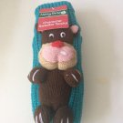 Merry Brite Character Sweater Socks Blue Dog slippers Cozy Grippers NWT Sz 9-11
