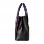MICHAEL KORS MERCER LARGE CONVERTIBLE TOTE LEATHER SATCHEL PURPLE Damson/Black/Iris SHOULDER HANDBAG