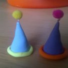Polymer Clay Party Hat Necklace