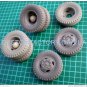 1/35 Customfactory Wheels for ZIL 130, 133 and trailers