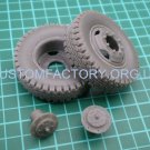 1/35 Customfactory  Wheels for Gun D-30 (type 2)
