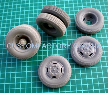 1/35 Customfactory Wheels Car ZiS - 150 and trailers, buses, trolleybuses USSR