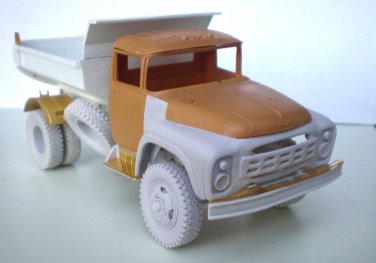 1/35 Customfactory ZIL-MMZ 555: Correction set to model ZIL-131 by ICM (tipper)