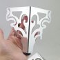 Set 2pcs 145mm Metal Furniture Cabinet Legs Bed Tea Table Chair Sofa Leg Feet