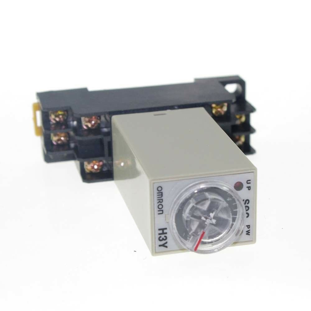 24VAC 0.13S H3Y2 Power On 3A Time Delay Relay SolidState Timer DPDT
