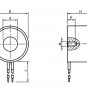 12V 40mm 20kg 44LB Holding Electromagnet Lift Solenoid