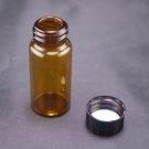 lot12 10ml Sample bottle brown glass screw top