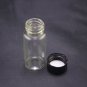 lot10 10ml Sample bottle clear glass screw top