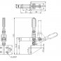 Vertical Toggle Clamp 101B Holding Capacity 100Kg