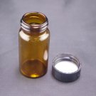 lot4 20ml Sample bottle brown glass screw top