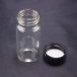 lot20 20ml Sample bottle clear glass screw top