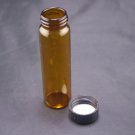 lot24 40ml Sample bottle brown glass screw top