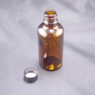 lot5 50ml Sample bottle brown glass screw top