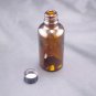 lot10 50ml Sample bottle brown glass screw top