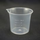 lot50 25ml measuring cup graduated plastic beaker