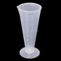 lot8 25ml measuring cup graduated plastic beaker