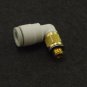 (5) Push In Connector Elbow Union 4mm-1/8" thread Replace SMC KQ2L04-01S