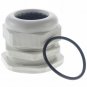 (5)PCS 33~40 mm Nylon Electric Cable Waterproof M63*1.5 mm Cable Gland off white