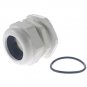 (5)PCS 33~40 mm Nylon Electric Cable Waterproof M63*1.5 mm Cable Gland off white