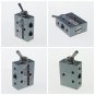 (1)PCS 2 Postion 5 Port 1/8" Thread Toggle Switch Pneumatic Mechanical Valve