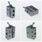 (1)PCS 2 Postion 5 Port 1/8" Thread Toggle Switch Pneumatic Mechanical Valve