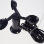 Wind Speed Sensor Anemometer Three Cups Aluminium Alloyed Current output