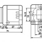 110VAC 30mm  Industrial Panel Alarm Electronic Buzzer HRB-PS60